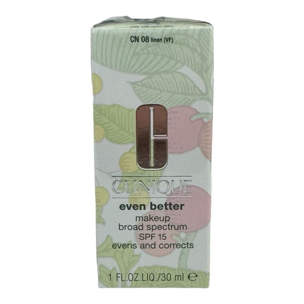 Clinique Even Better Foundation CN 08 Linen Broad Spectrum SPF15‎ Makeup 1oz NIB